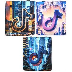 TikTok Cityscape Tote Bag
